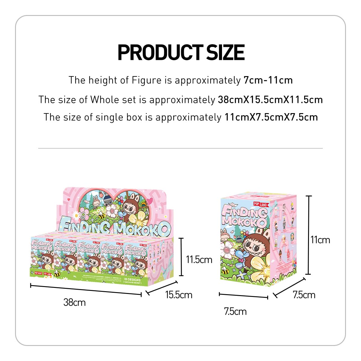 mokoページ POP MART Finding MOKOKO Series Figures 1Box Premium Design Gifts